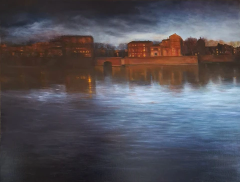 Crépuscule et bords de Garonne