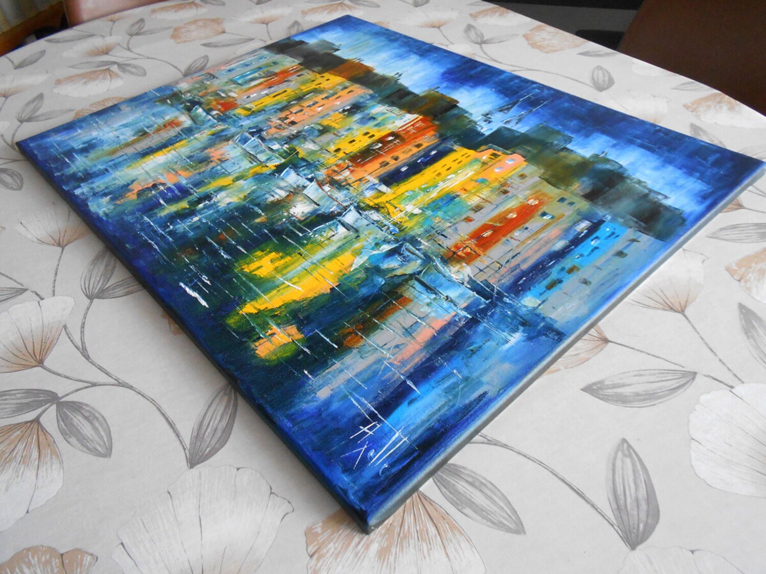 Nocturne à Honfleur vue latérale