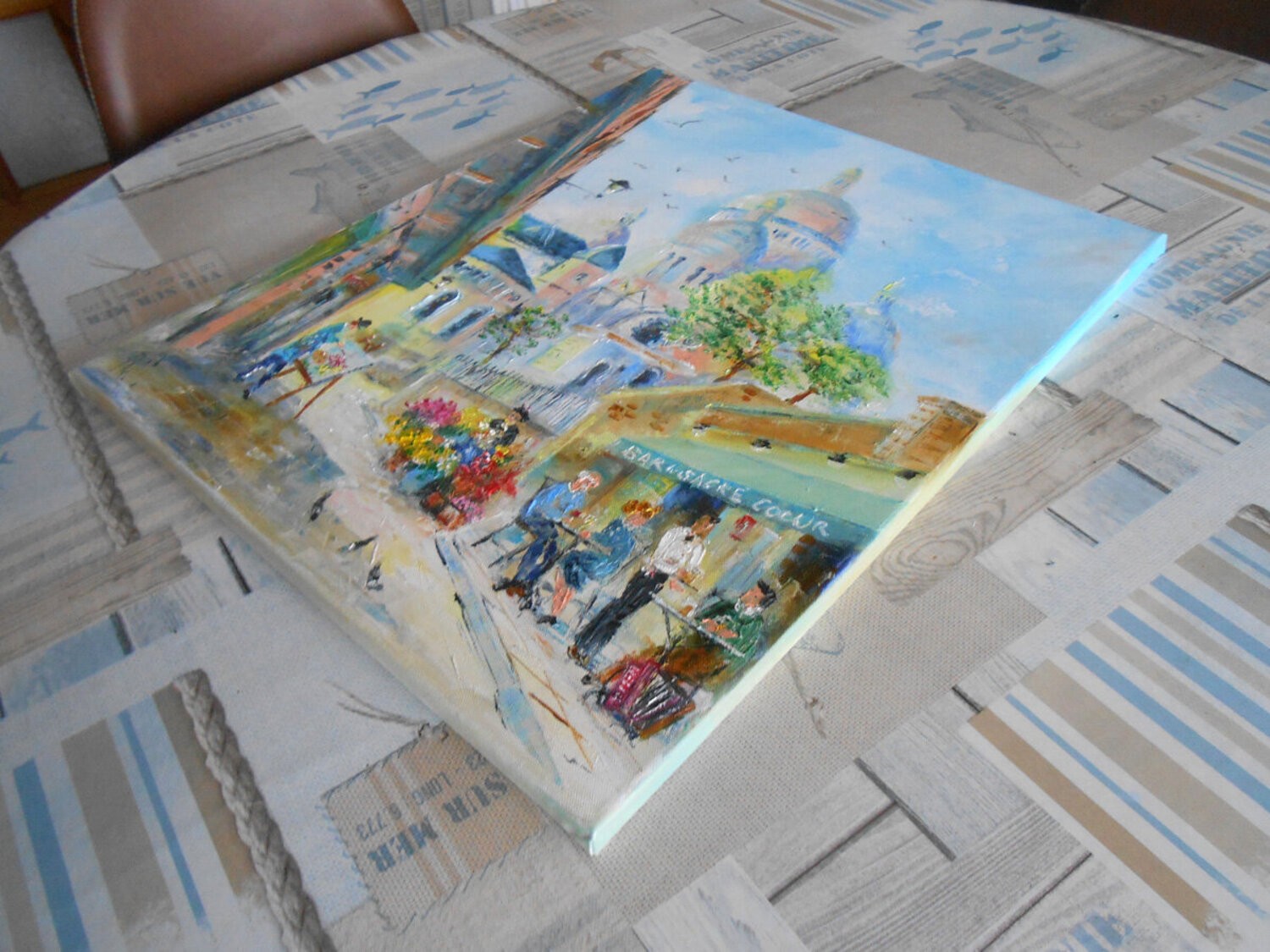 Paris bohème aux pieds du Sacré Coeur vue latérale