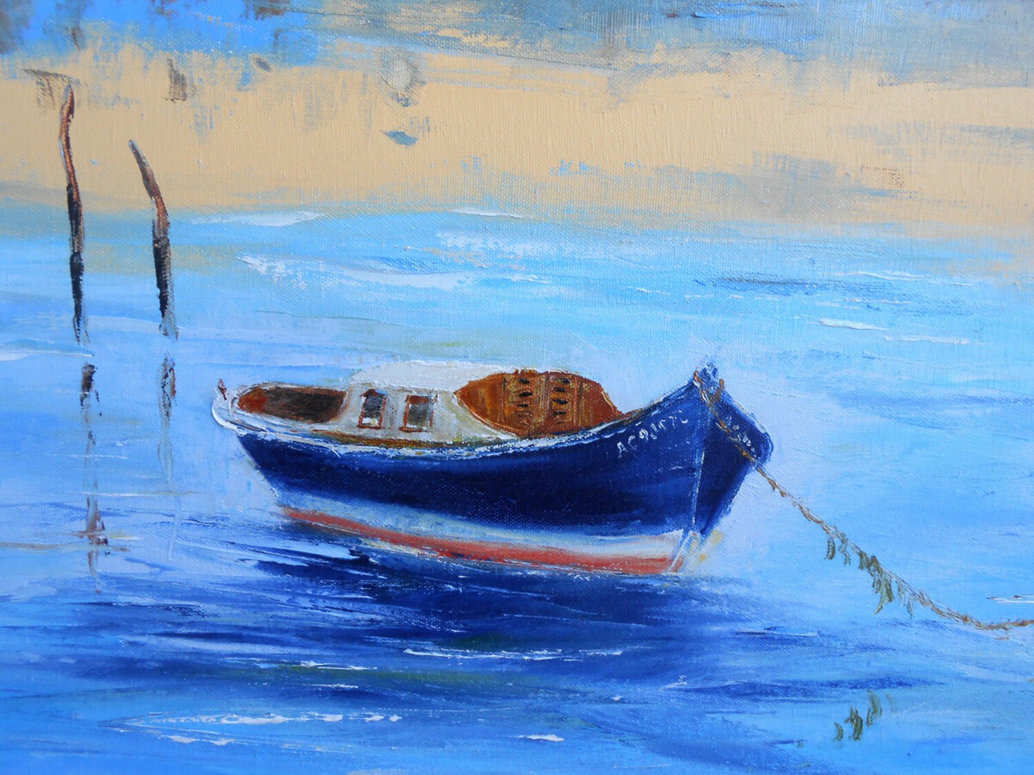 Village du Cap Ferret au coucher du Soleil détail 3