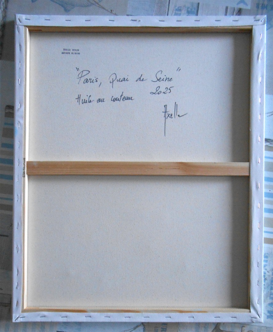 Paris Quai de Seine dos