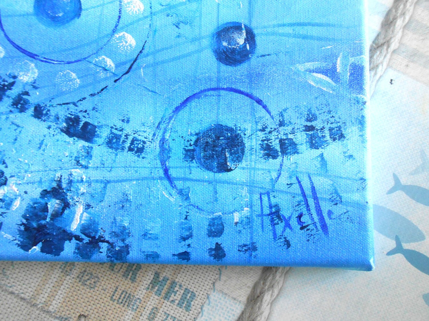 Le Violon bleu signature