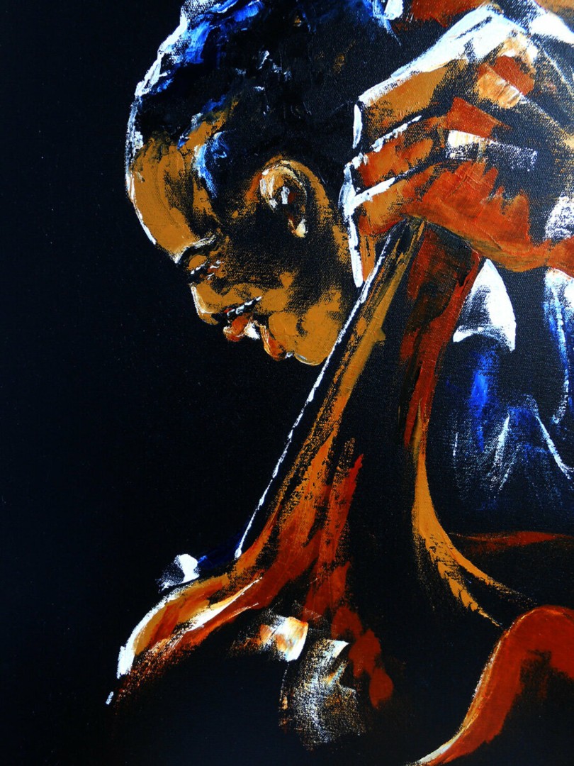 Le Contrebassiste de Jazz détail 1