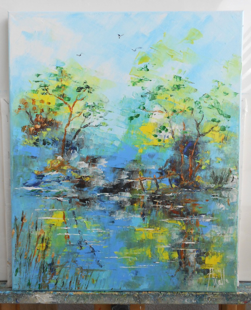 La Rive des Eaux calmes situation