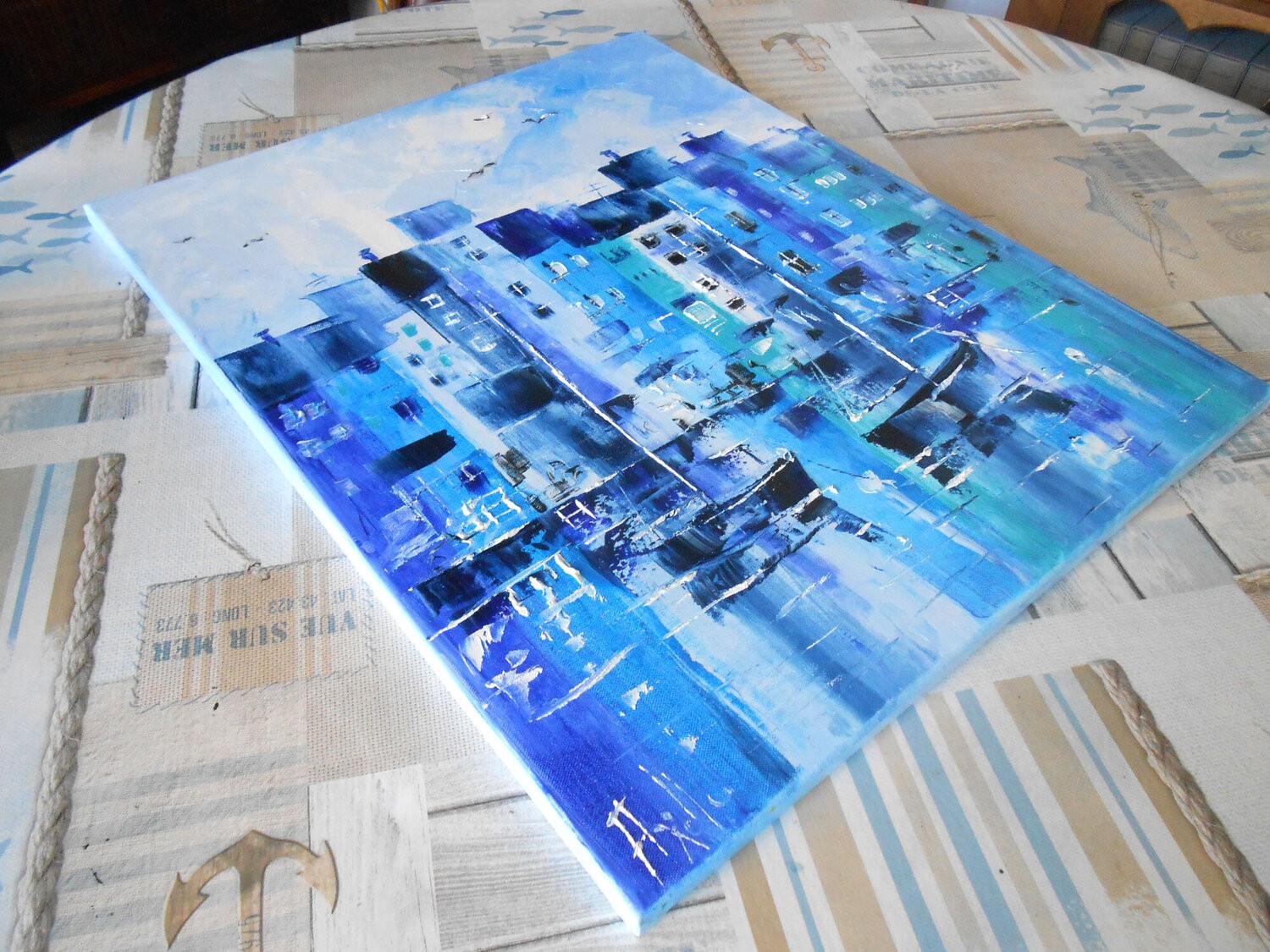 Heures bleues d'Honfleur vue latérale