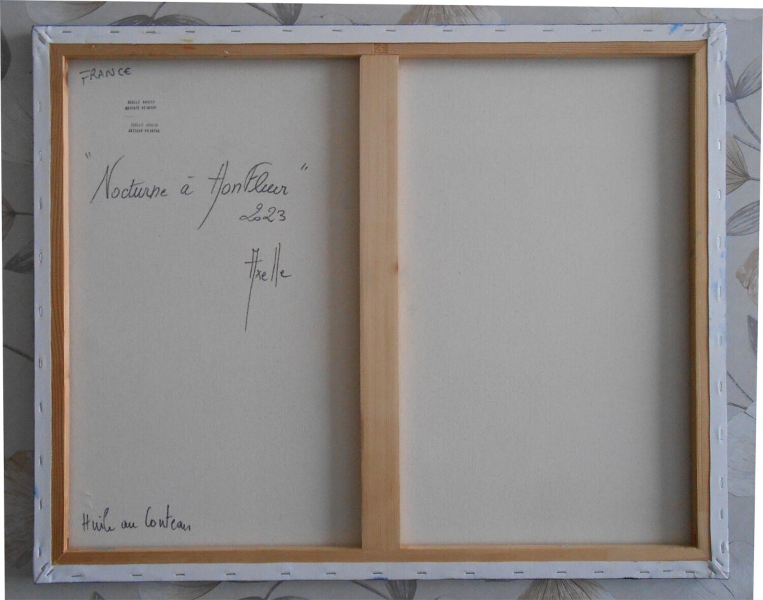 Nocturne à Honfleur dos