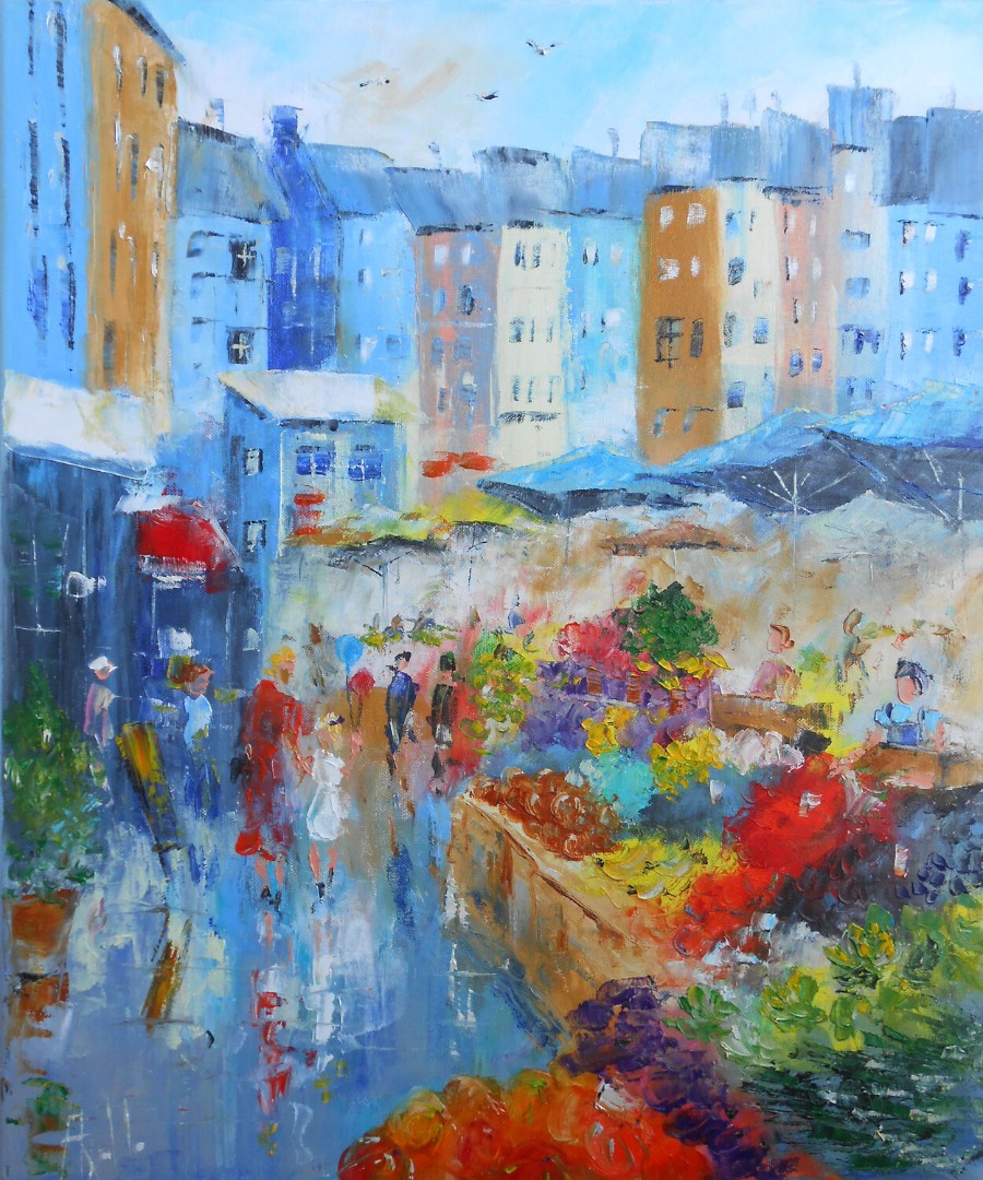 Jour de marché à Honfleur