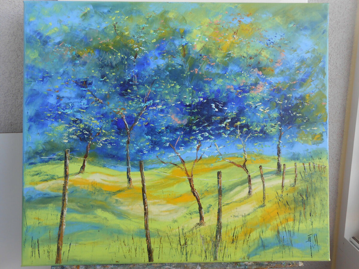 Paysage de Lorraine en situation