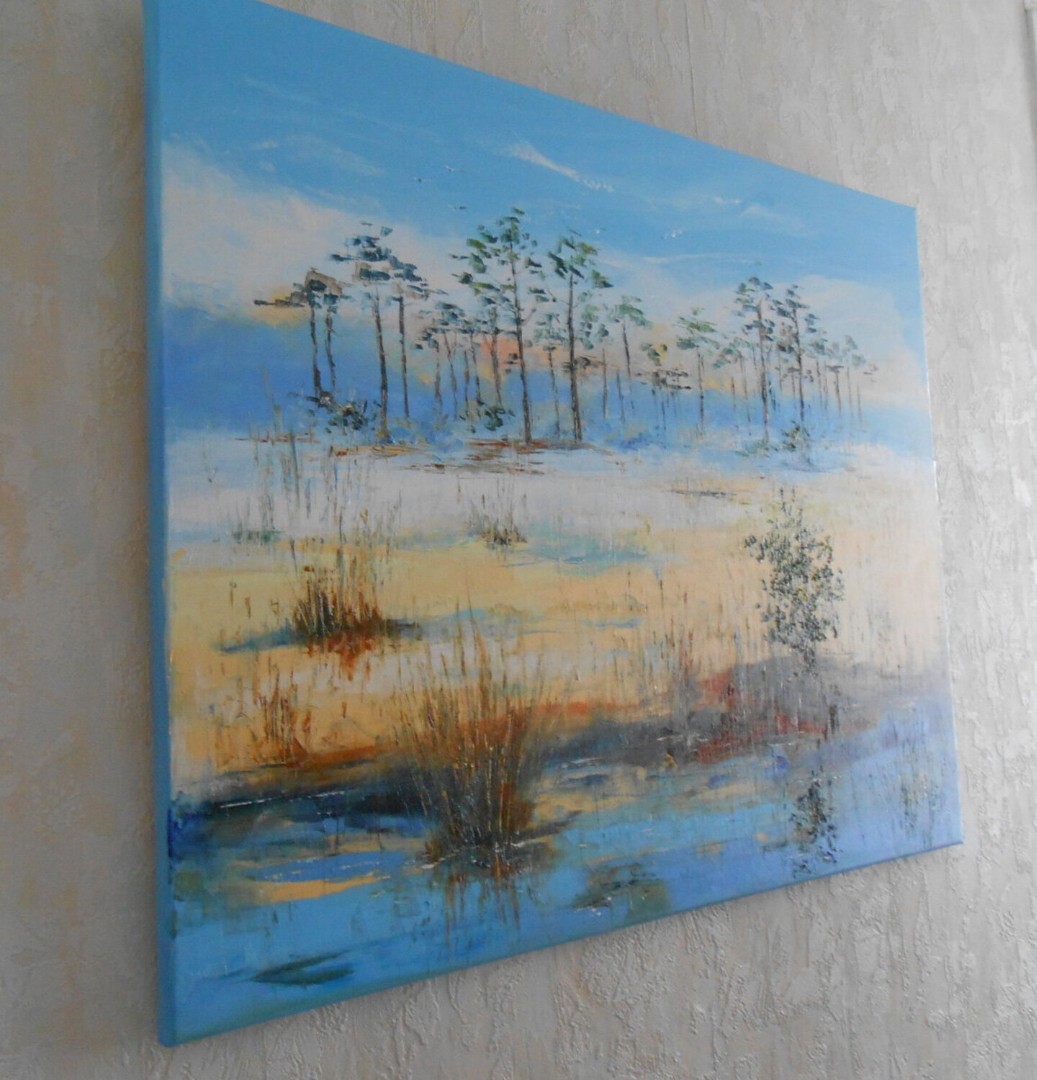 Au bord du lac vue latérale