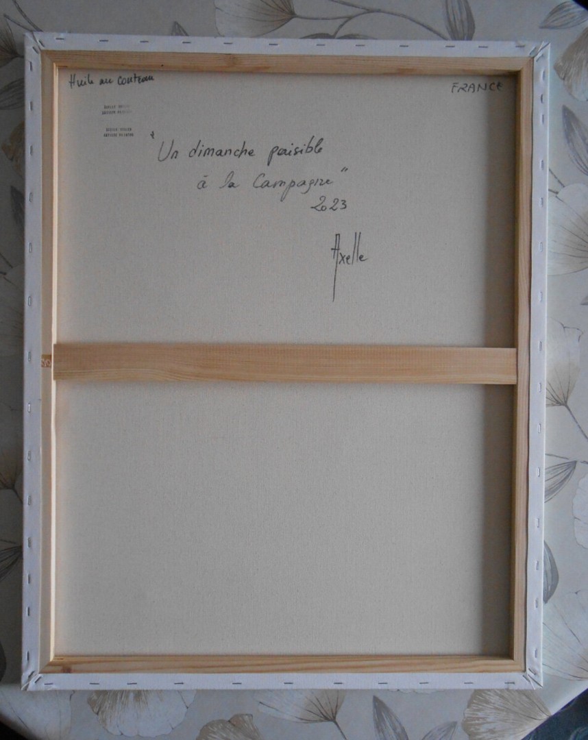 Un Dimanche paisible à la campagne dos