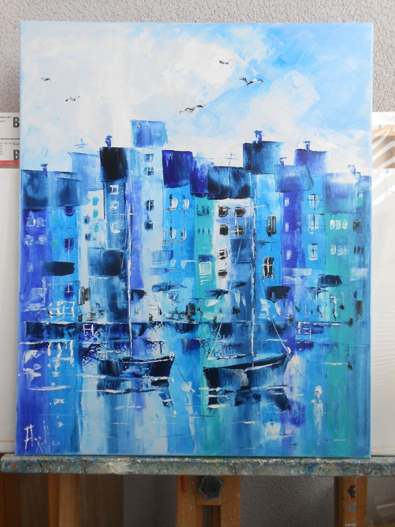 Heures bleues d'Honfleur en situation