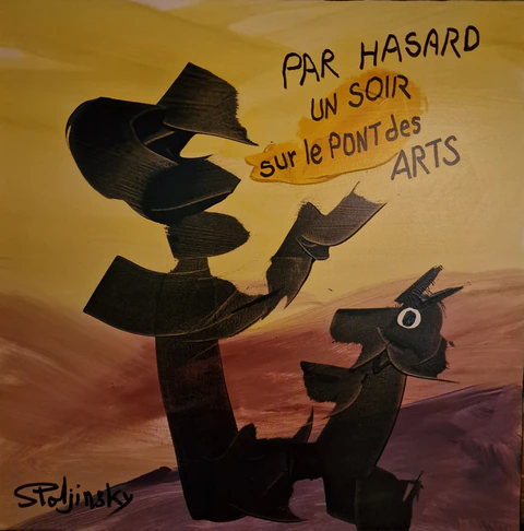 UN SOIR PAR HASARD SUR LE PONT DES ARTS