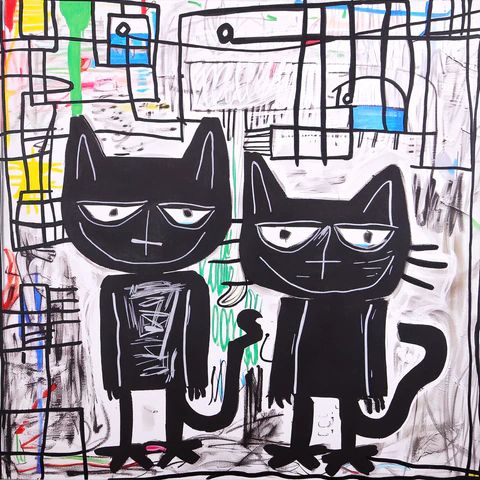 THE TWO UNLUCKY BLACK CATS