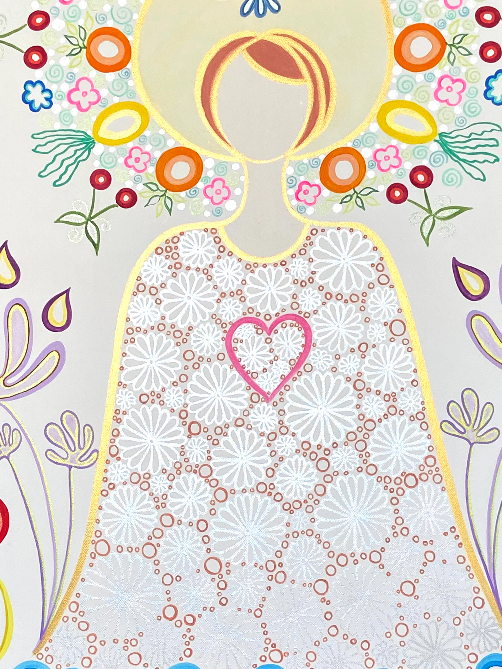 Femme lumière , jardin de l’ame - Thumbnail 2