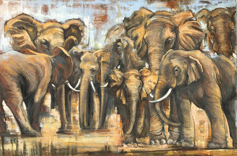 ELEPHANTS A LA SOURCE