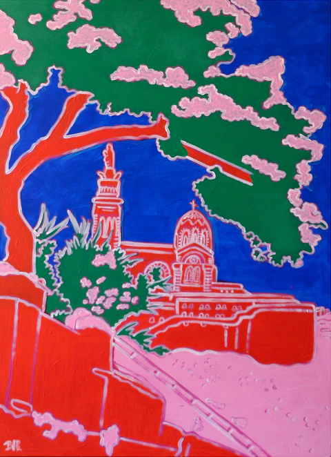 Notre Dame sous la neige