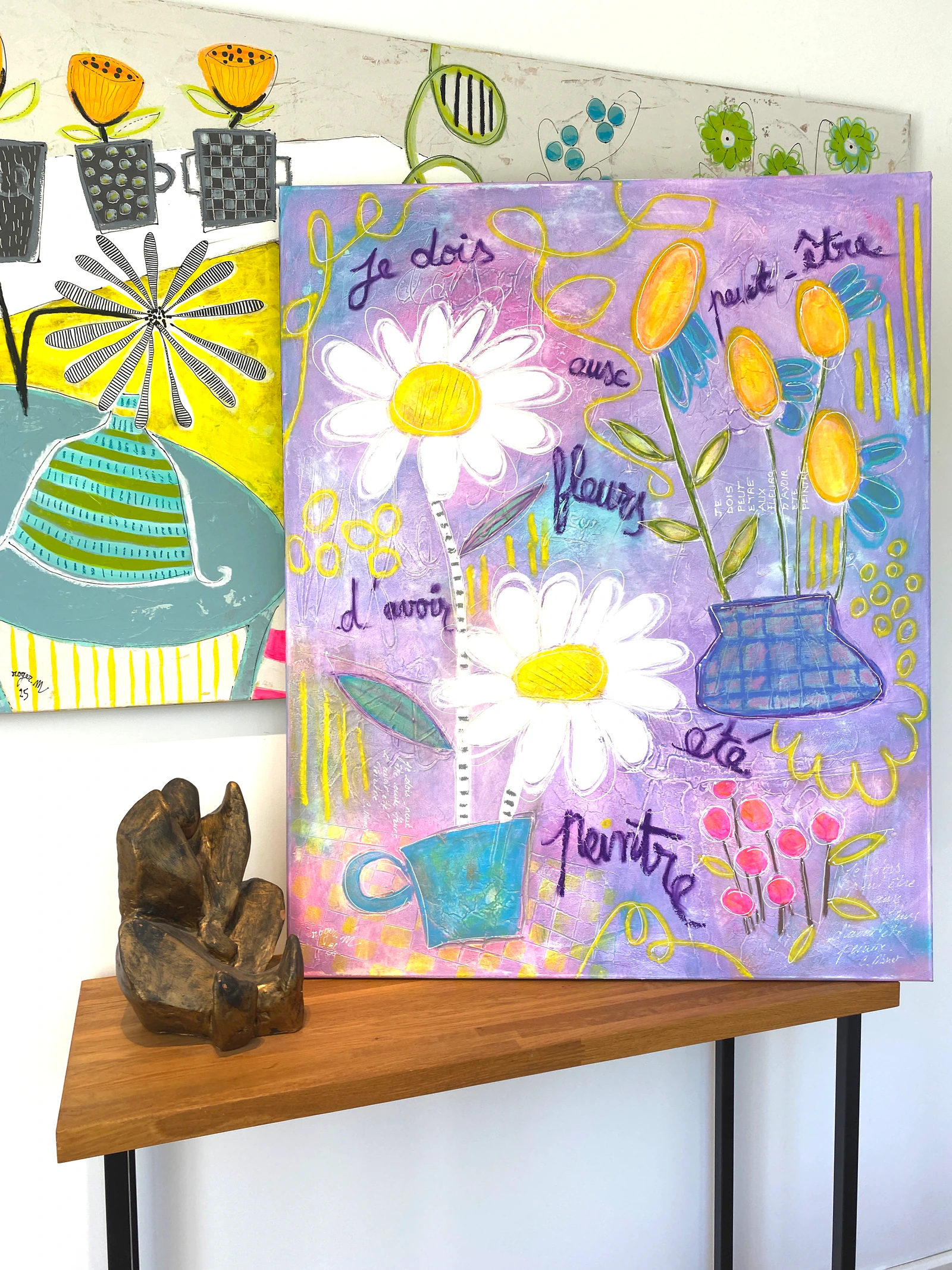 Aux Fleurs, la Peinture - Thumbnail 2