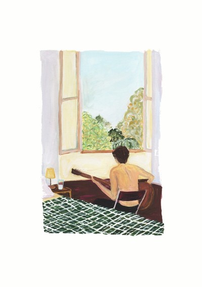 L’étudiant à la guitare