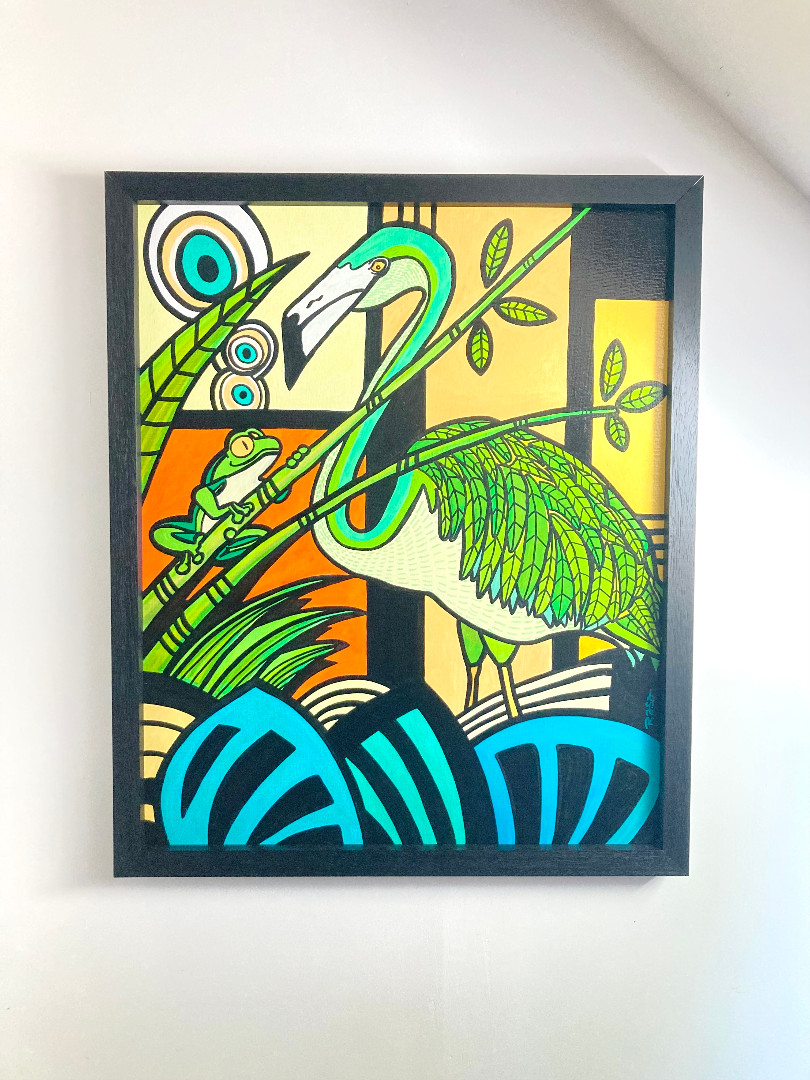 Green flamingo - Thumbnail 2