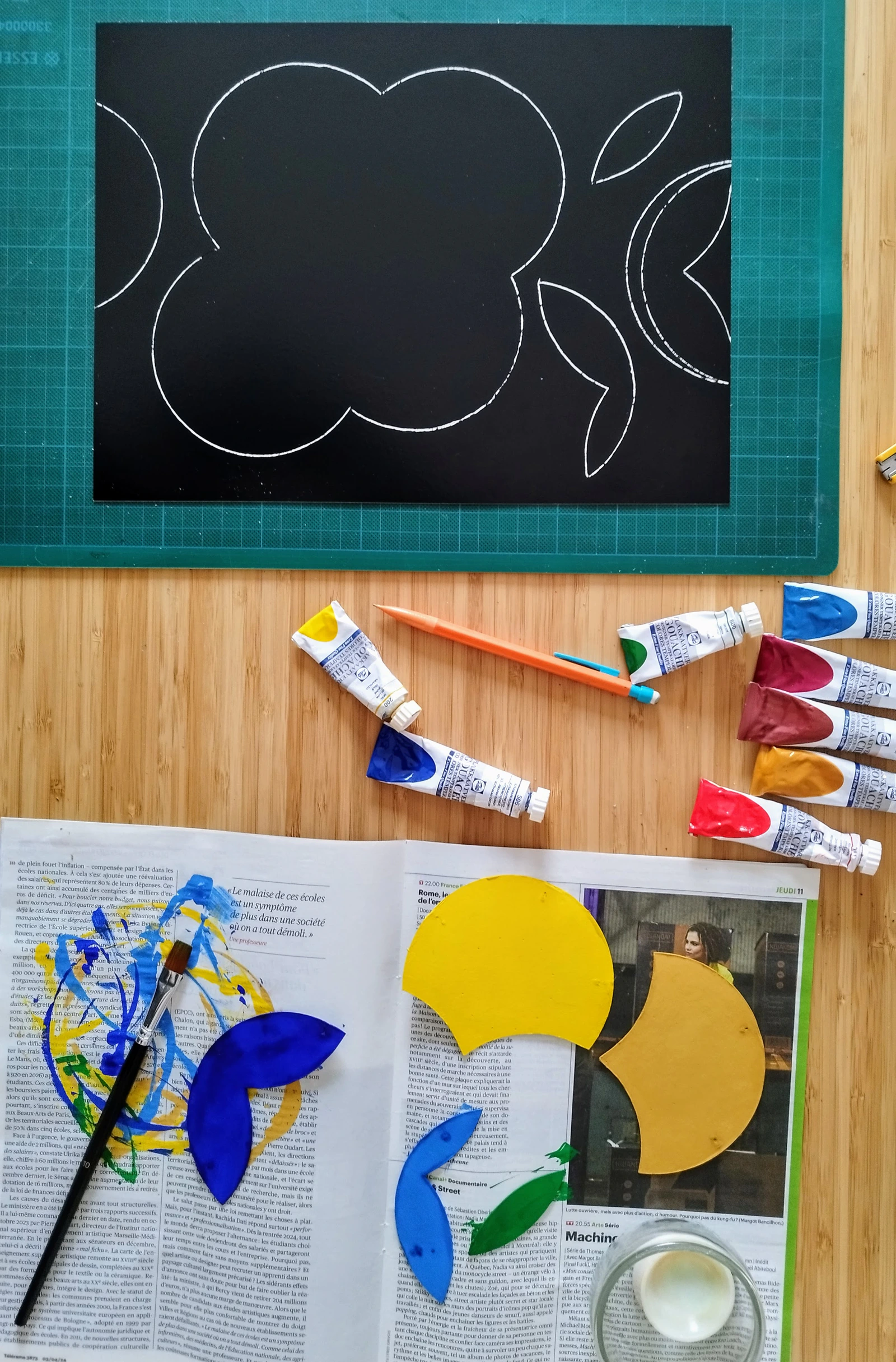 "Langage des fleurs" en atelier