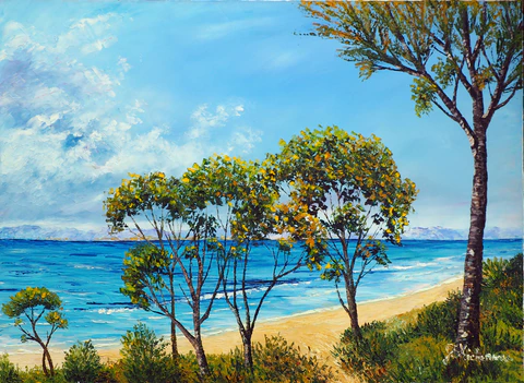 Vers la plage