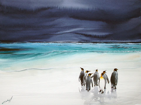 Where is the sea ?