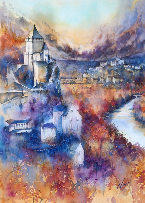 Vue du château de Castelnaud