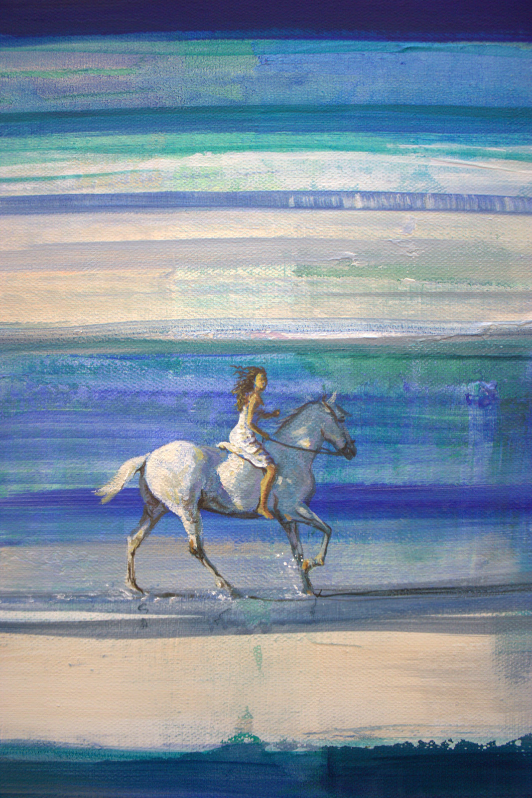 Chaque soir sur mon carnet de croquis, je croquais la mer et ton regard. - Thumbnail 3