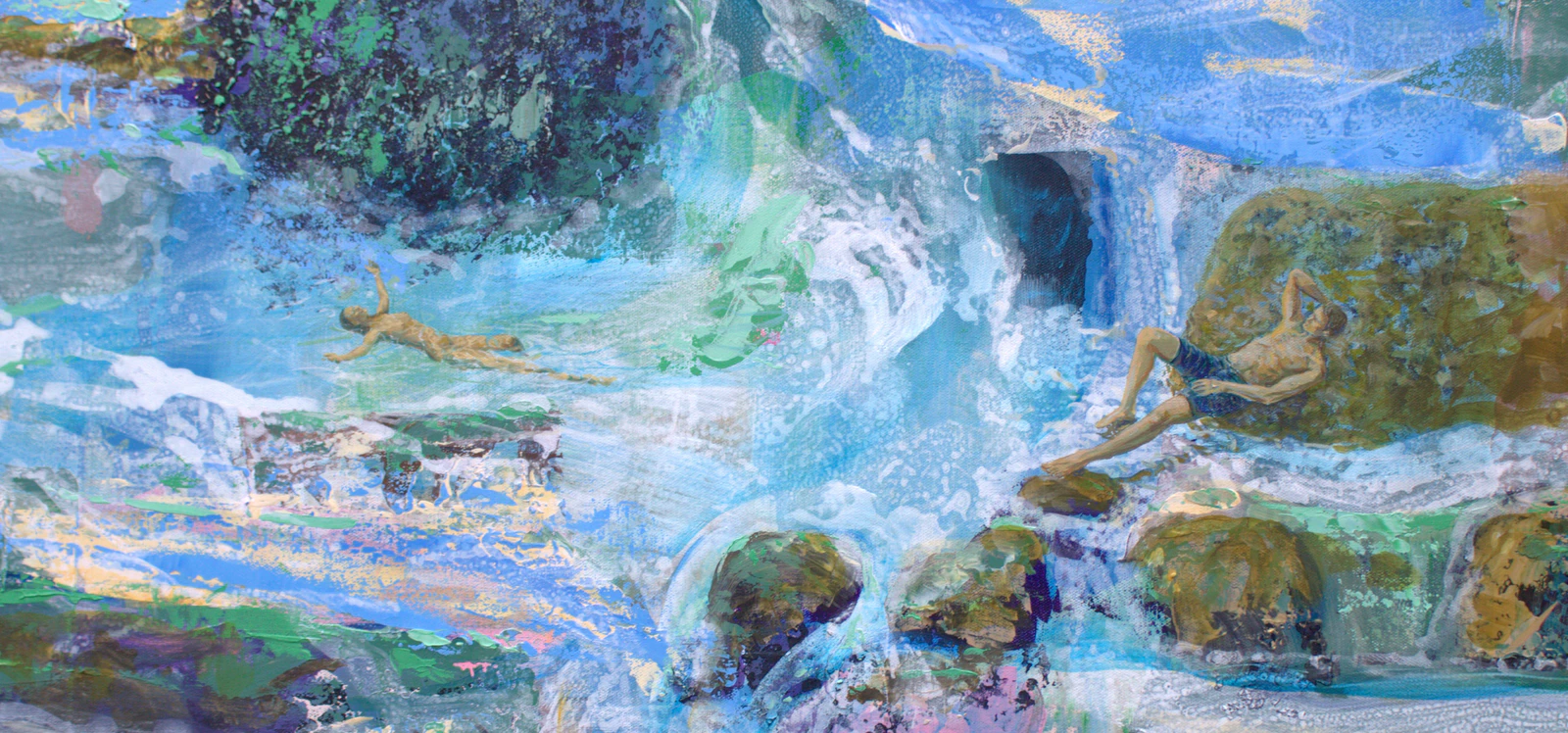 les jours heureux, il la regardait flotter aussi légère que l'onde, bien avant que le temps soit compté. - Thumbnail 2