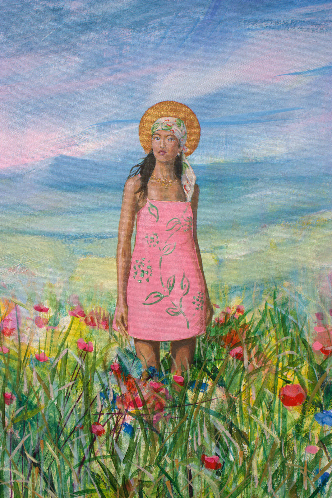 Flore attendant Zéphyr pour leur rendez-vous de printemps. - Thumbnail 2