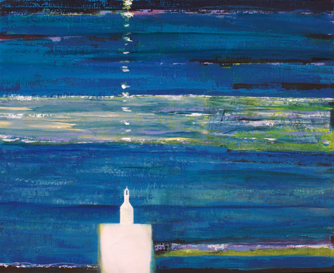 Sur le chemin, ta main pure éclairait la mienne. La lune, dans un aplomb certain, inondait la chapelle.