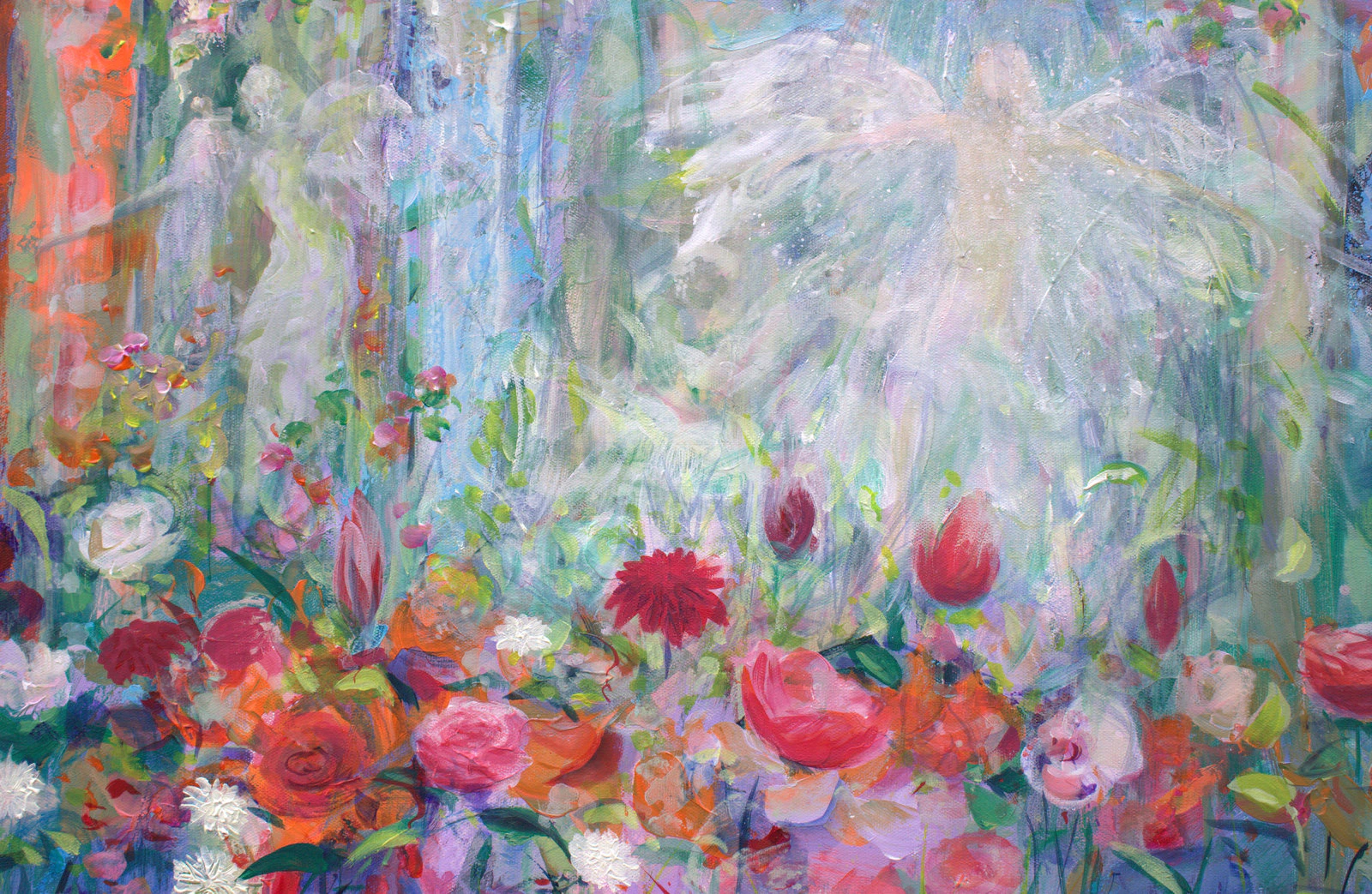 Dans le jardin de Rosa, à travers les brumes de mai, nous admirions la danse des anges. - Thumbnail 2