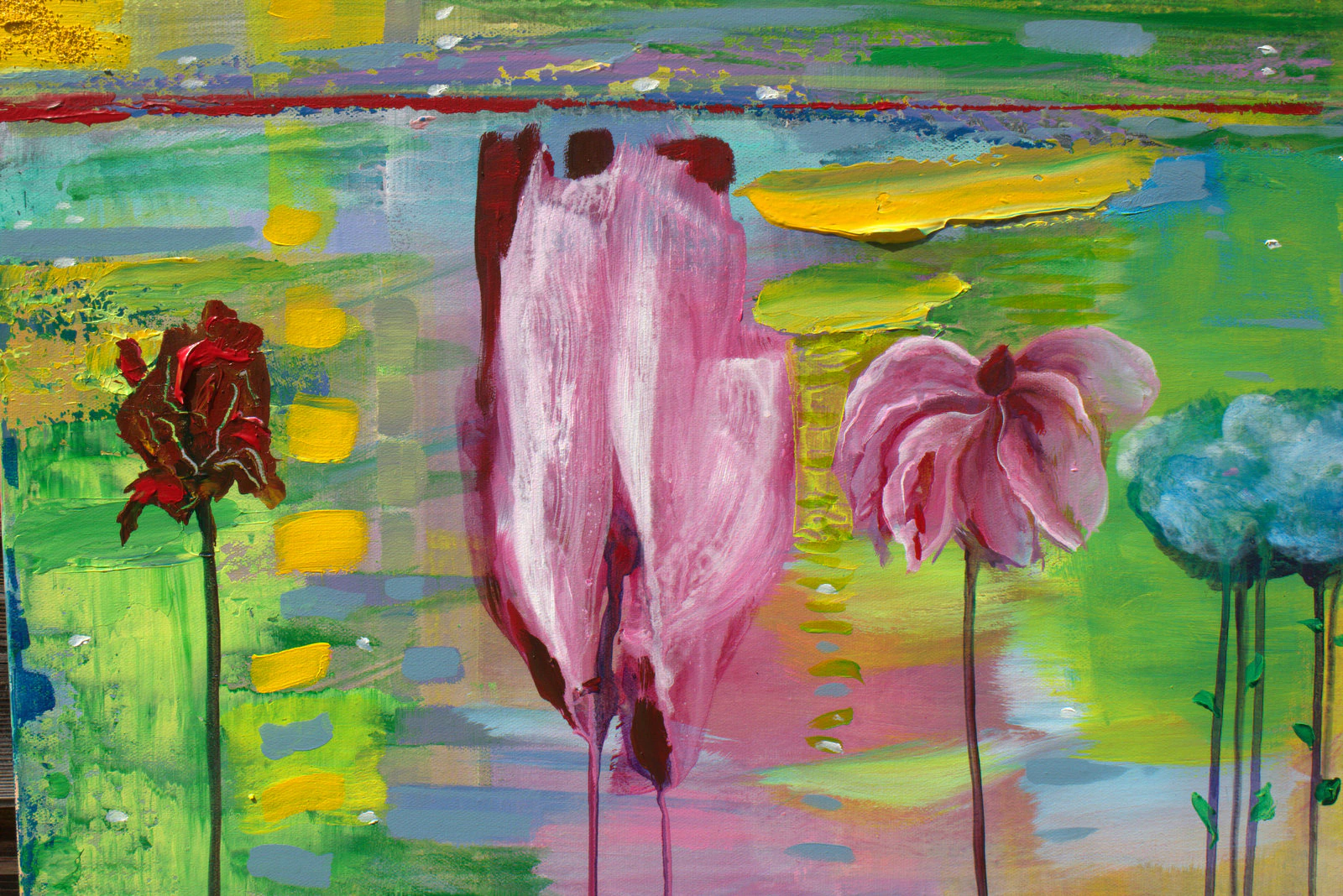 Sur le bassin c'était la fête, le carnaval, sauf pour l'amphibien. - Thumbnail 3