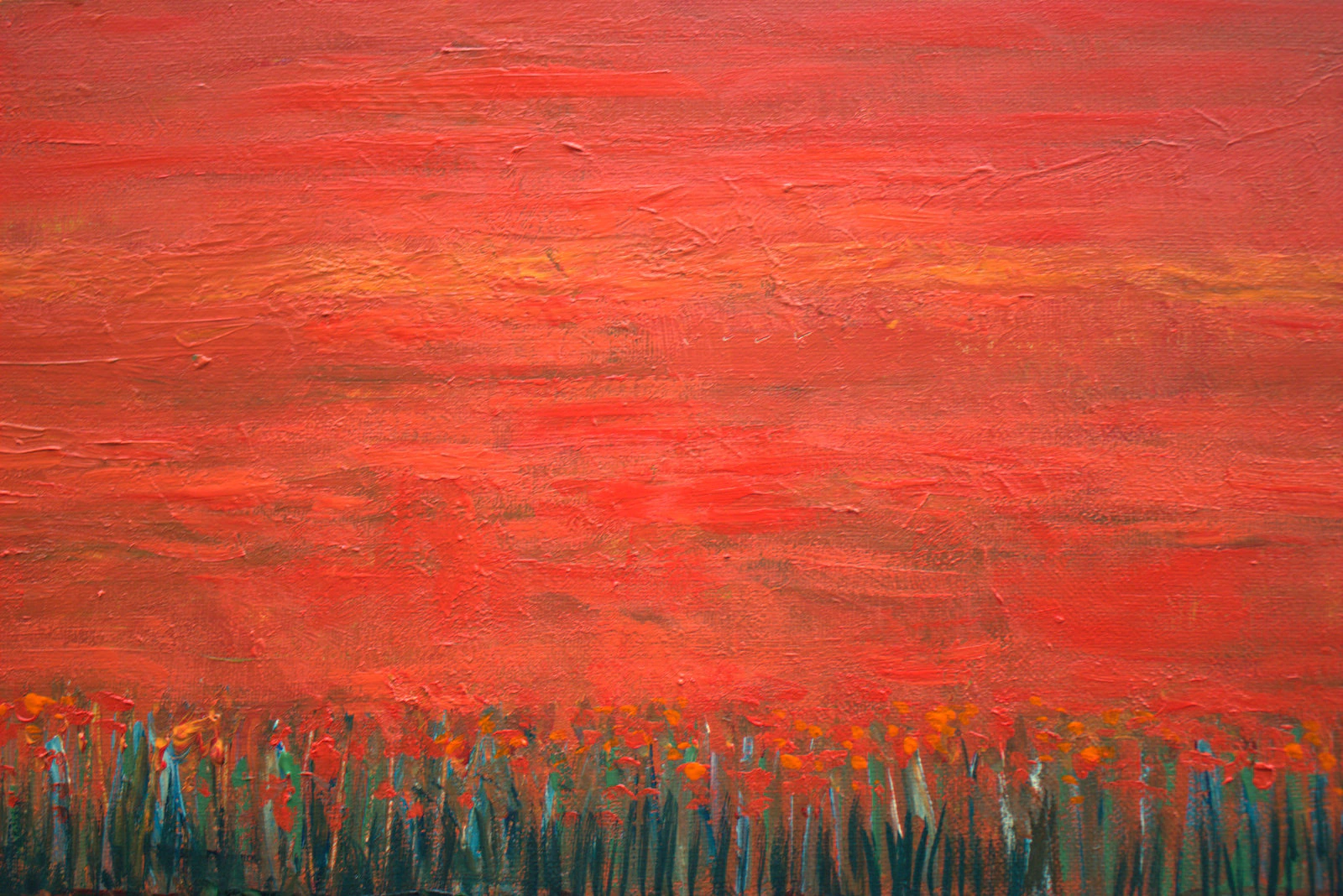 Flore implorant Hermès d'intervenir auprès de Vulcain pour épargner ses champs de coquelicots. - Thumbnail 3