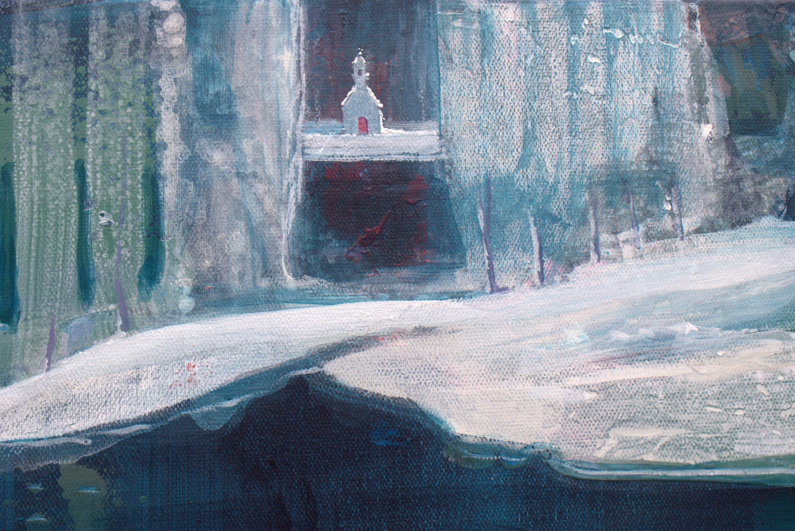 Alors que la nuit silencieuse tapissait le paysage, une voix abyssale comme celle d'un conte ancien me dit: Mais pourquoi fais-tu la lumière sur moi? - Thumbnail 2