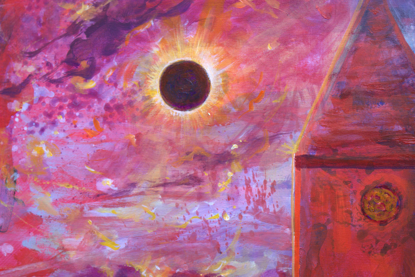 Le soir de l'éclipse, même l'ange gardien de ton cœur admirait l'étrange phénomène . - Thumbnail 3