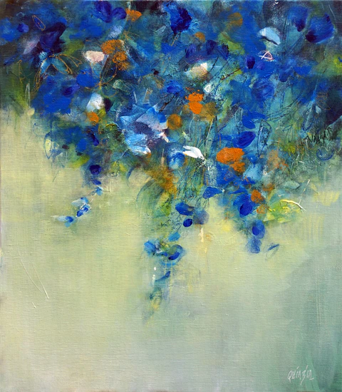 Fleurs bleues