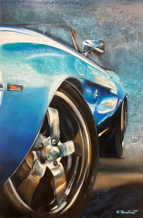 Turquoise Mustang