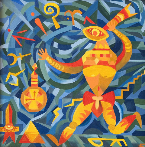 L'être qui courait après le temps (sensation d'angoisse)