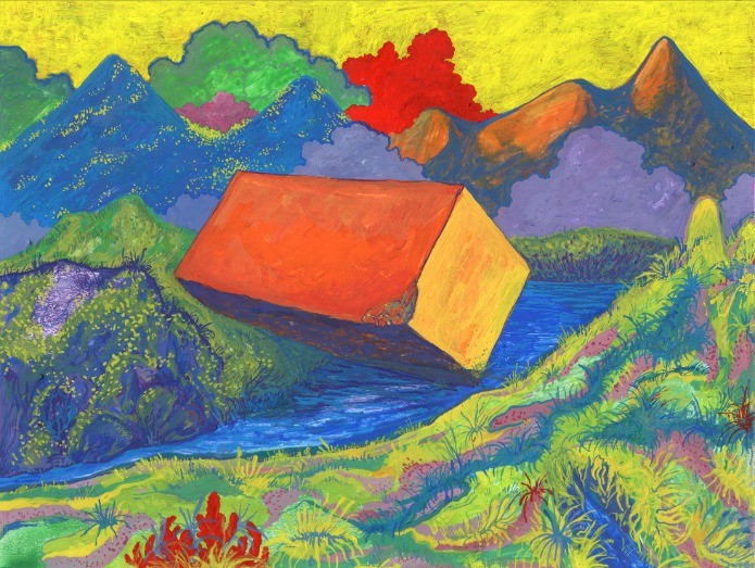 Diptyque Peinture & IA : Monolithe artificiel (2) - Thumbnail 2