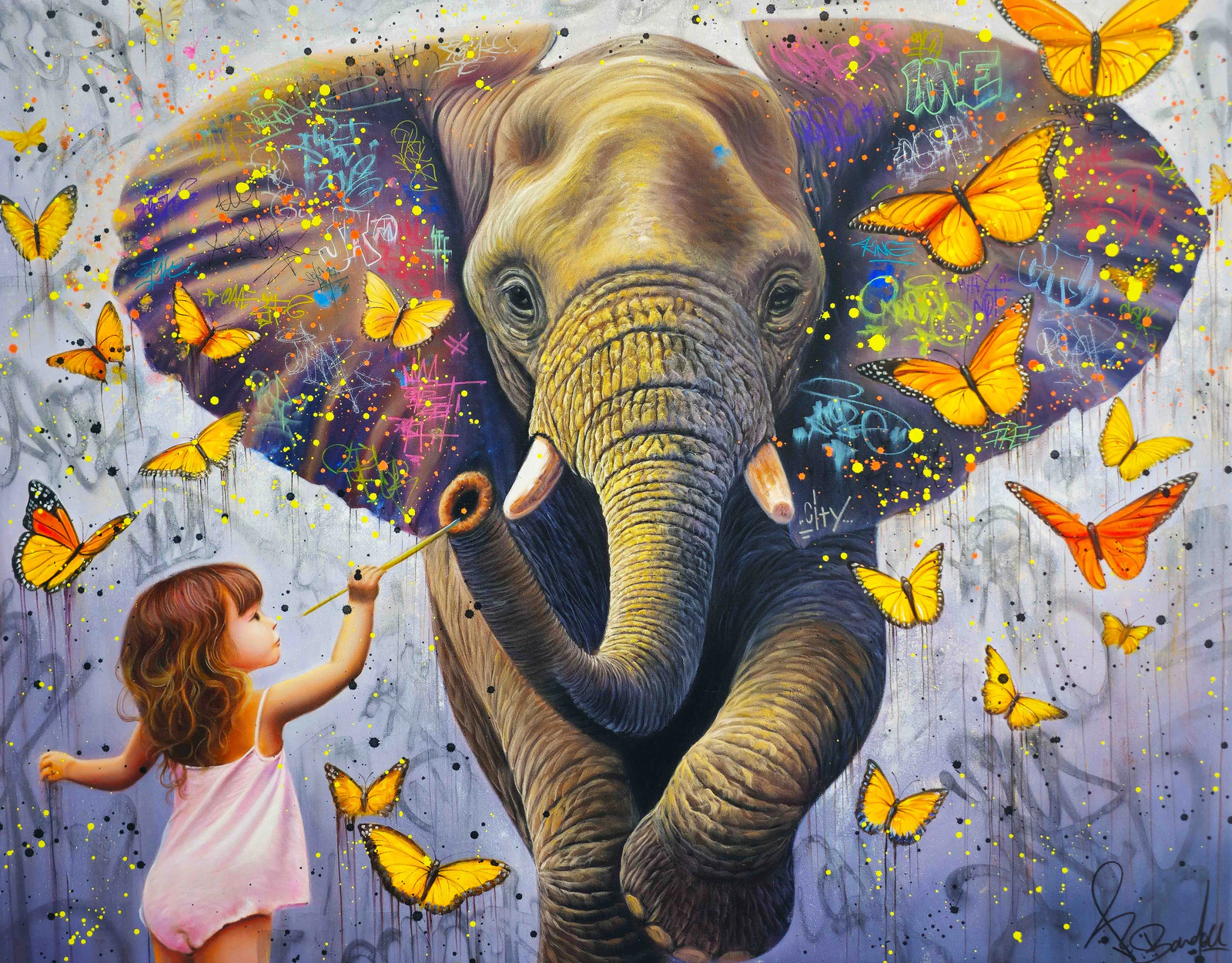 L'Éléphant aux Papillons - Thumbnail 9