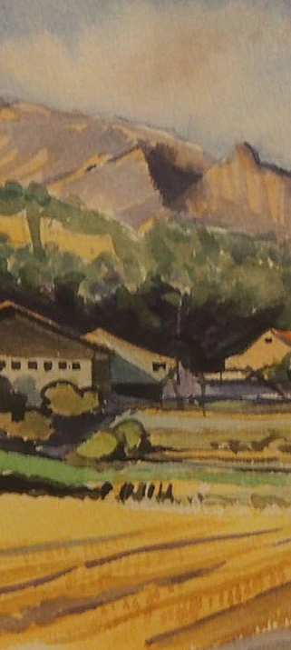 Ferme dans la vallée près de Montmaur, Hautes-Alpes - Thumbnail 2