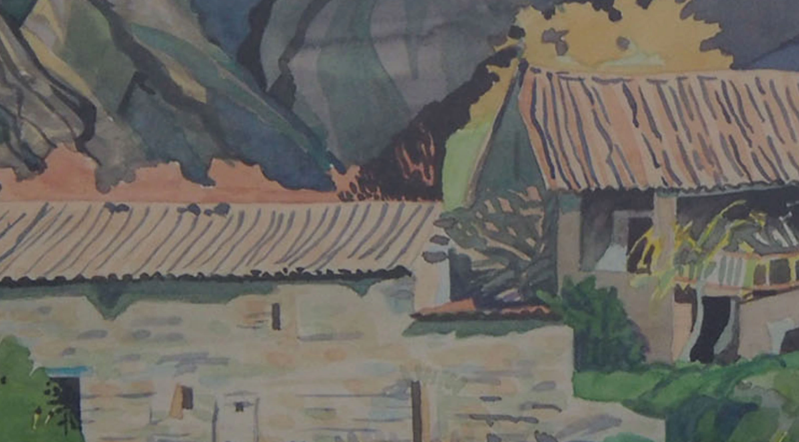 Bâtisse au pied de la montagne - Thumbnail 2