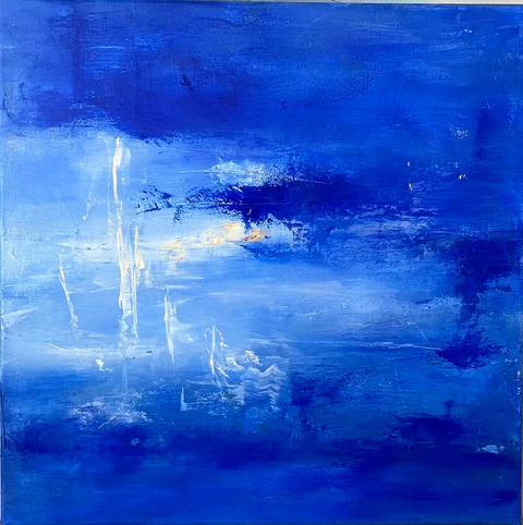 Bright blue