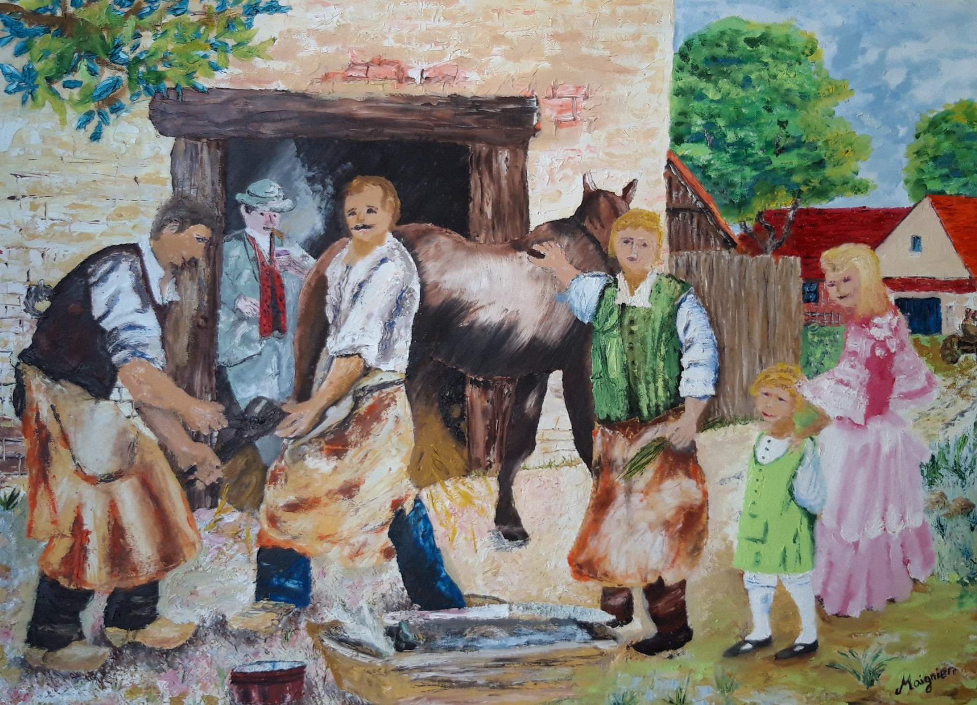 Le maréchal ferrant 