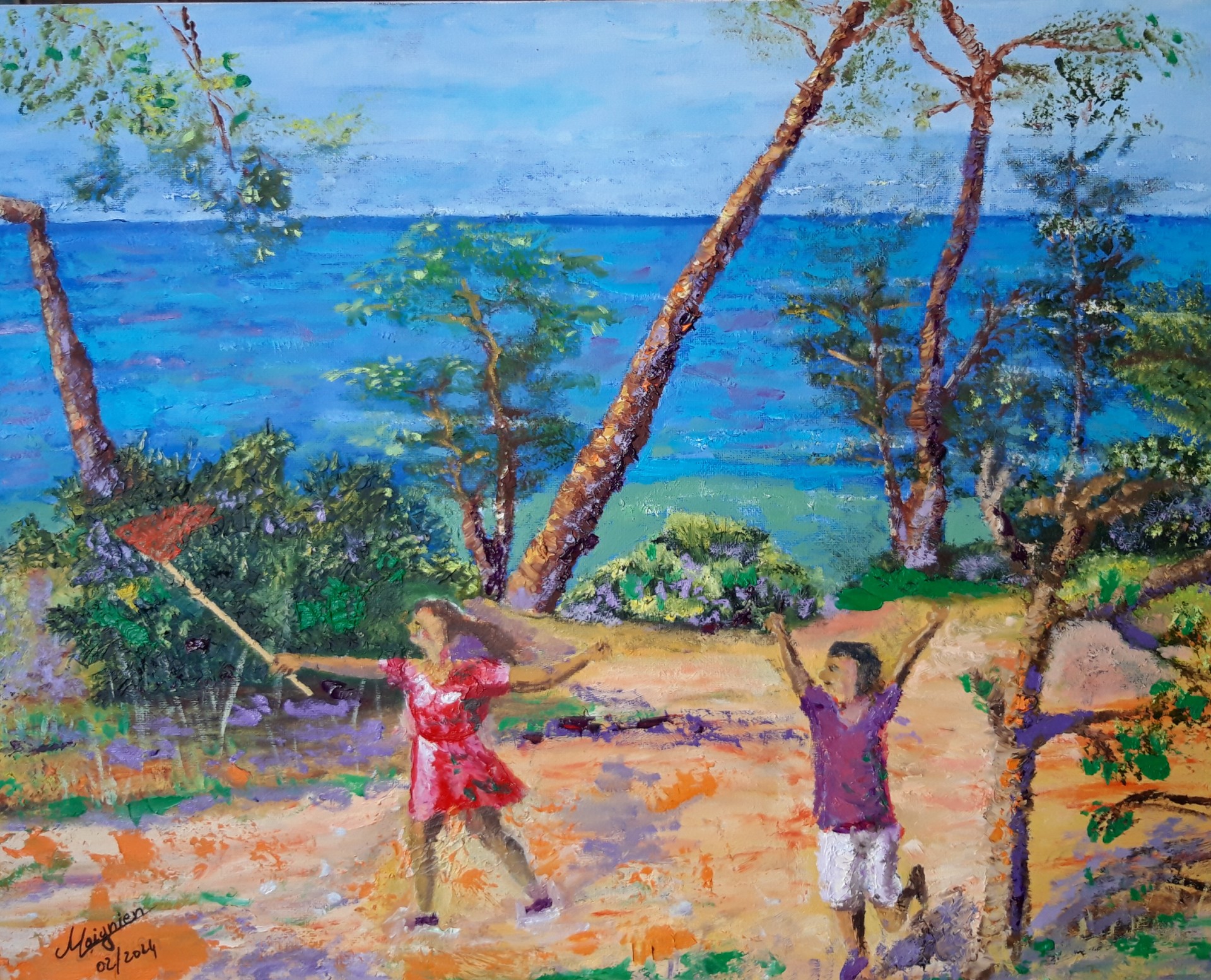 La chasse aux papillons