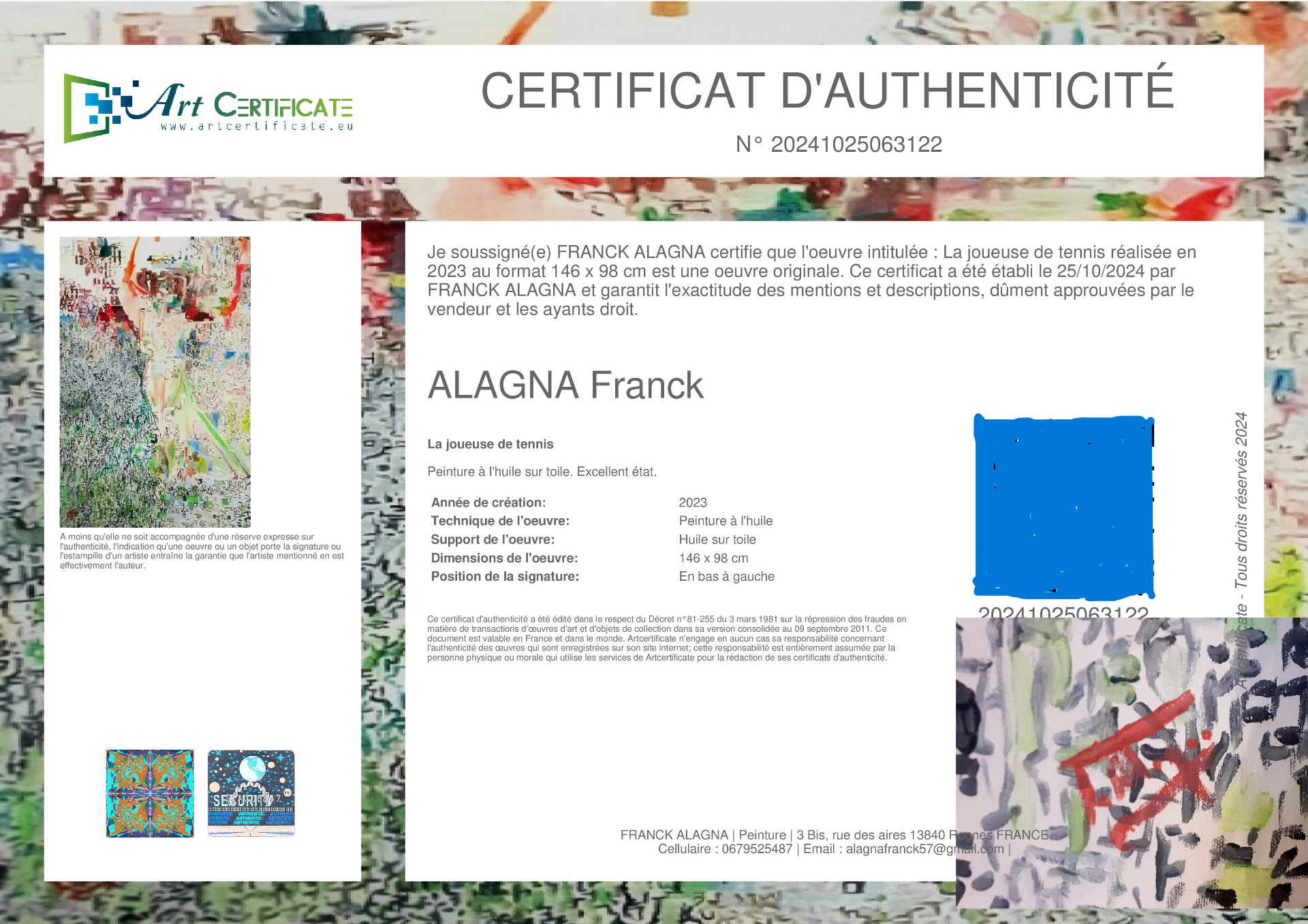 La joueuse de tennis - Thumbnail 3