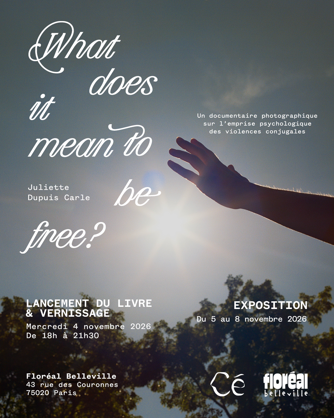 "'What does it mean to be free ?" Exposition de Juliette Dupuis Carle
